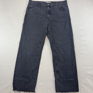 We the Free Jeans Womens Risk Taker High Rise Straight Raw Hem Free People 33